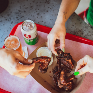 nolan wings food